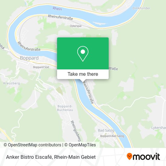 Карта Anker Bistro Eiscafé