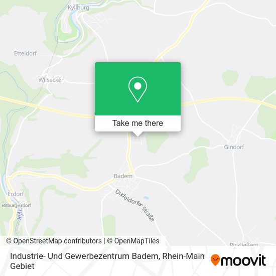 Карта Industrie- Und Gewerbezentrum Badem
