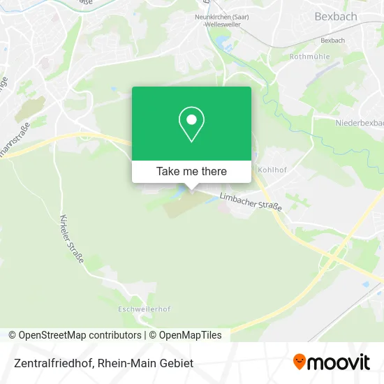 Карта Zentralfriedhof