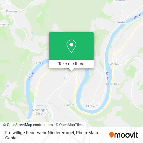 Карта Freiwillige Feuerwehr Niederemmel