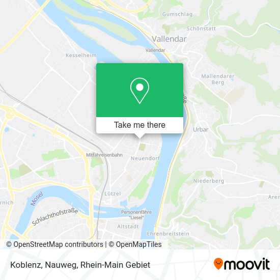 Карта Koblenz, Nauweg
