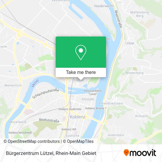 Карта Bürgerzentrum Lützel