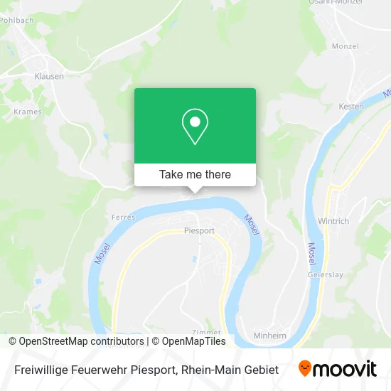 Карта Freiwillige Feuerwehr Piesport