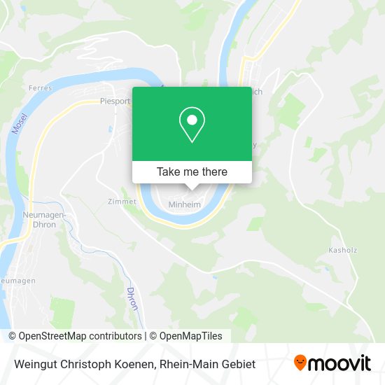 Карта Weingut Christoph Koenen