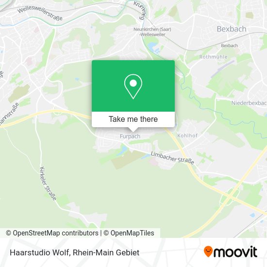 Haarstudio Wolf map