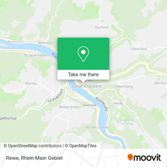 Rewe map