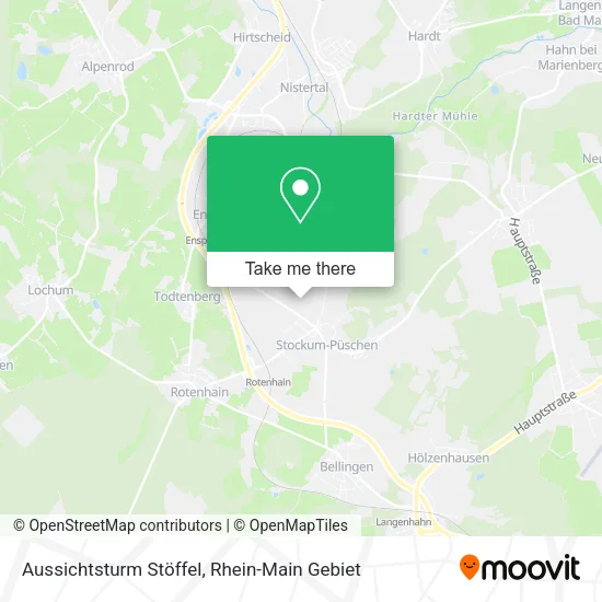 Карта Aussichtsturm Stöffel