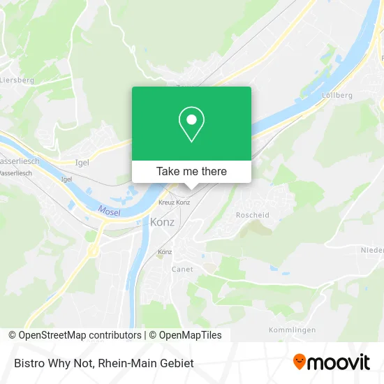 Карта Bistro Why Not