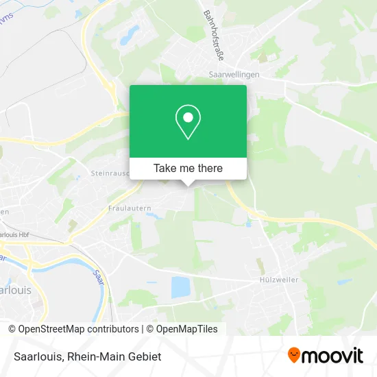 Saarlouis map