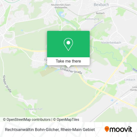 Карта Rechtsanwältin Bohn-Gilcher