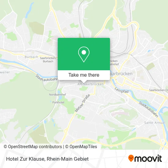 Карта Hotel Zur Klause