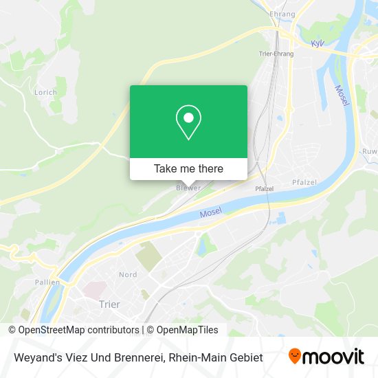 Карта Weyand's Viez Und Brennerei