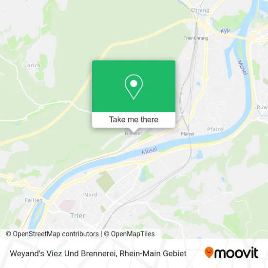 Карта Weyand's Viez Und Brennerei
