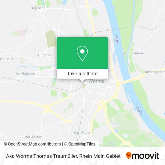 Карта Axa Worms Thomas Traumüller