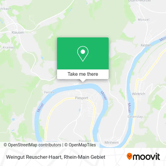 Карта Weingut Reuscher-Haart