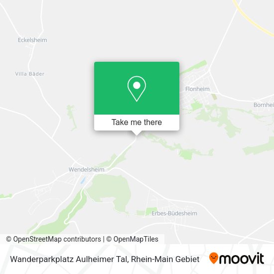 Карта Wanderparkplatz Aulheimer Tal