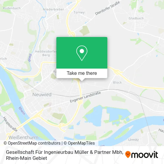 Карта Gesellschaft Für Ingenieurbau Müller & Partner Mbh
