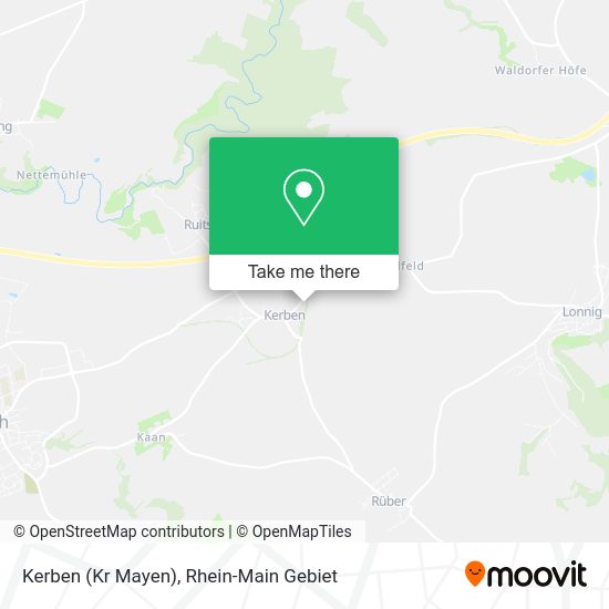 Карта Kerben (Kr Mayen)