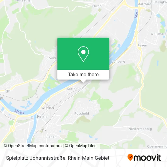 Карта Spielplatz Johannisstraße