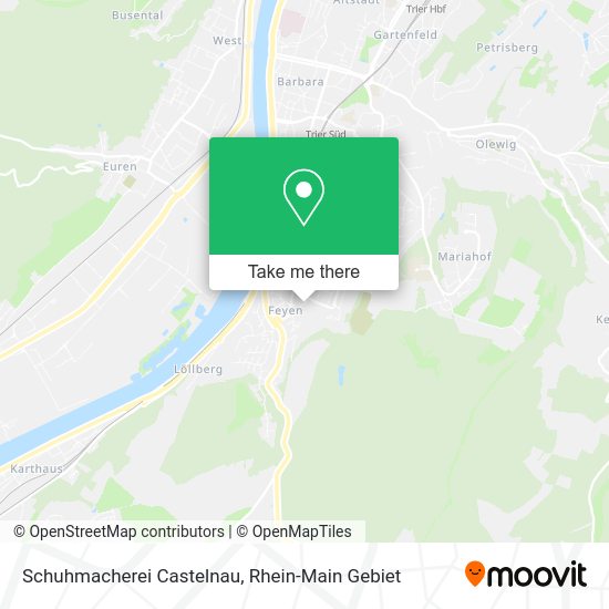 Карта Schuhmacherei Castelnau