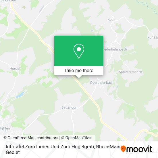 Карта Infotafel Zum Limes Und Zum Hügelgrab
