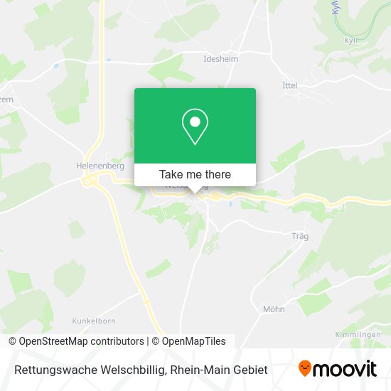 Карта Rettungswache Welschbillig