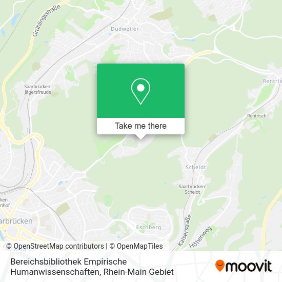 Bereichsbibliothek Empirische Humanwissenschaften map