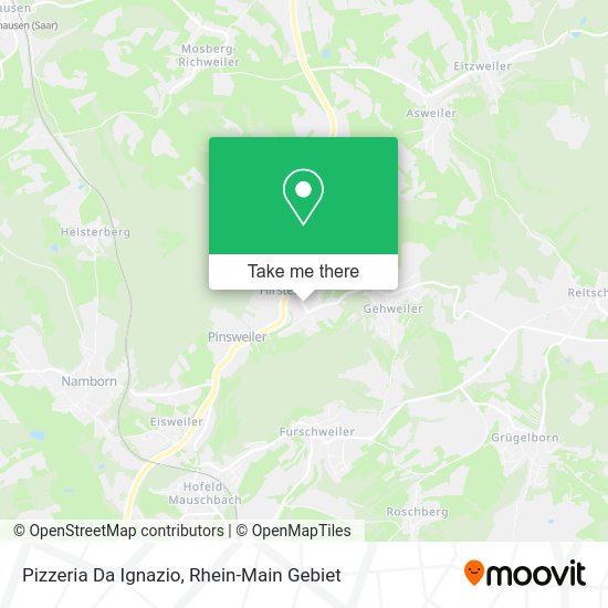 Карта Pizzeria Da Ignazio
