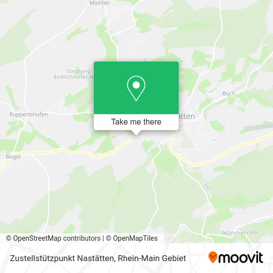 Карта Zustellstützpunkt Nastätten