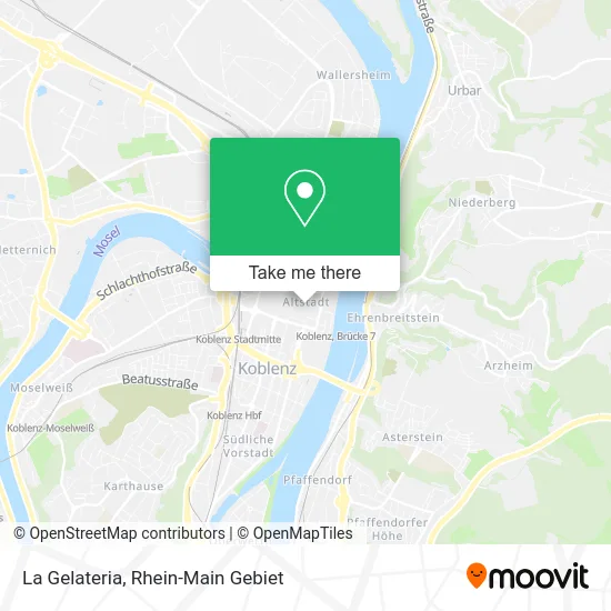 Карта La Gelateria