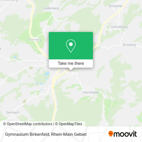 Gymnasium Birkenfeld map