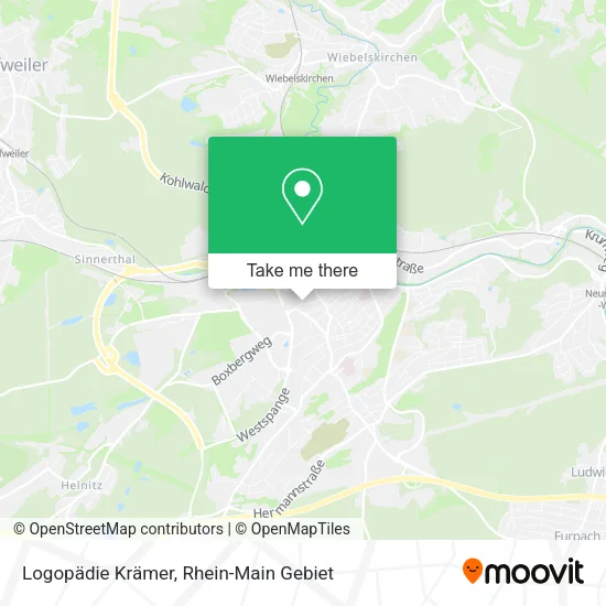 Карта Logopädie Krämer
