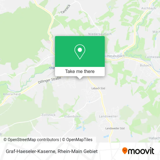 Graf-Haeseler-Kaserne map