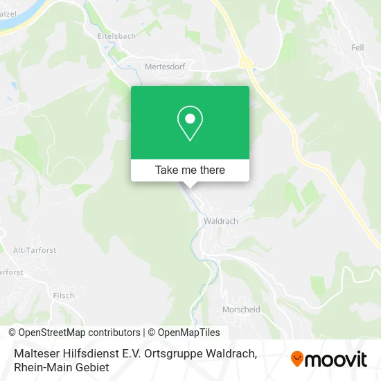 Карта Malteser Hilfsdienst E.V. Ortsgruppe Waldrach