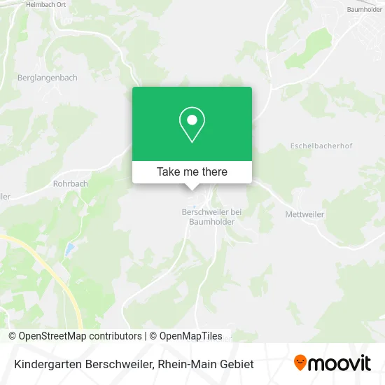 Карта Kindergarten Berschweiler