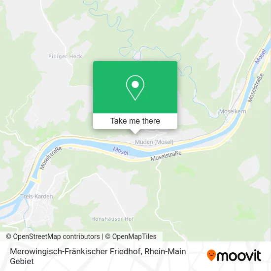 Карта Merowingisch-Fränkischer Friedhof