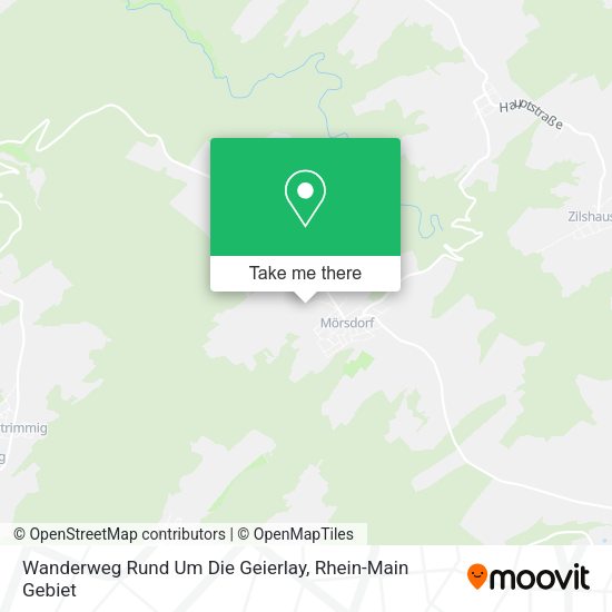Карта Wanderweg Rund Um Die Geierlay