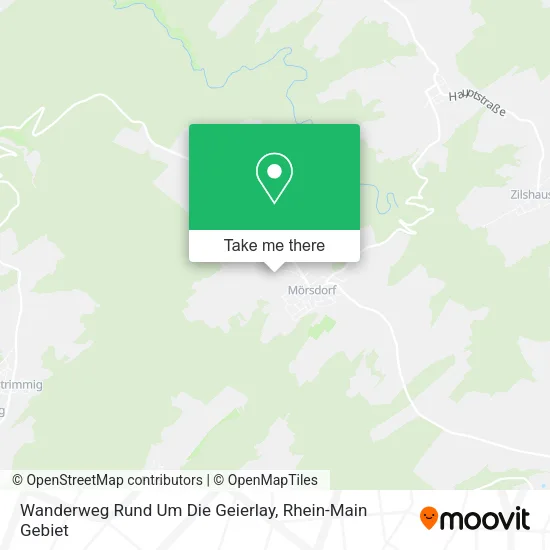 Карта Wanderweg Rund Um Die Geierlay