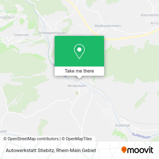 Карта Autowerkstatt Stiebitz