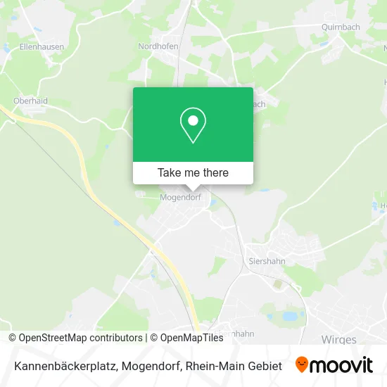 Карта Kannenbäckerplatz, Mogendorf