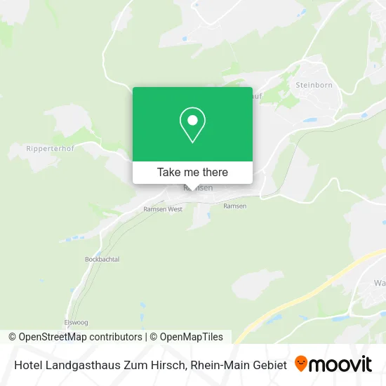 Карта Hotel Landgasthaus Zum Hirsch