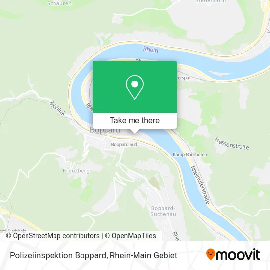 Карта Polizeiinspektion Boppard