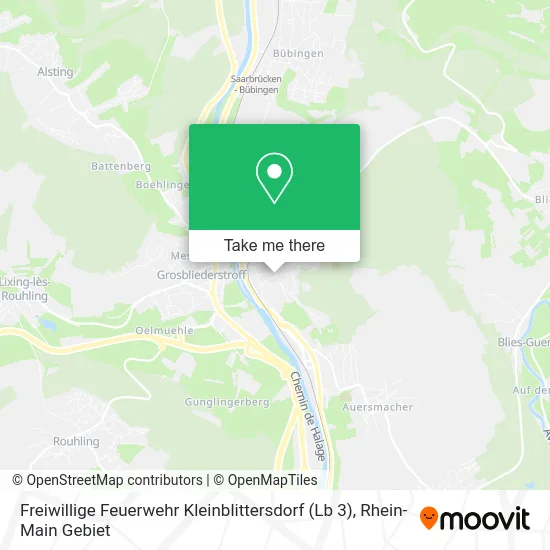 Карта Freiwillige Feuerwehr Kleinblittersdorf (Lb 3)