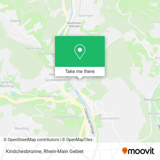 Карта Kindchesbrunne