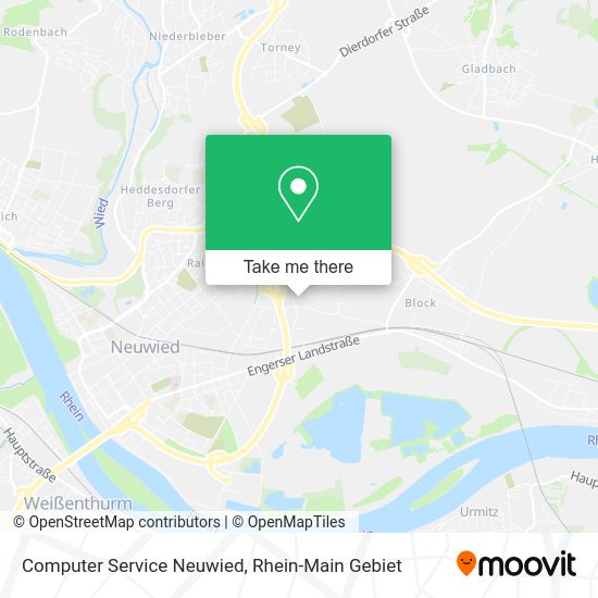 Computer Service Neuwied map
