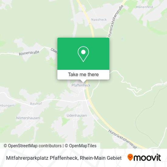 Карта Mitfahrerparkplatz Pfaffenheck