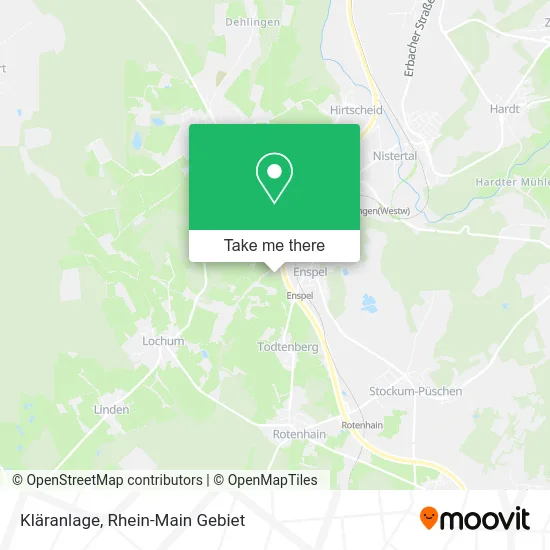 Карта Kläranlage
