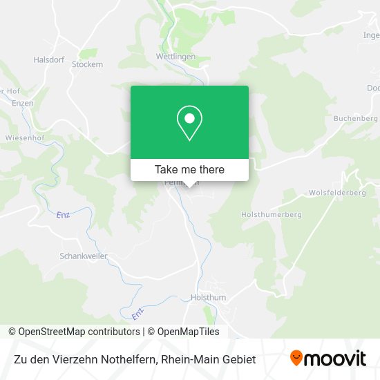 Карта Zu den Vierzehn Nothelfern