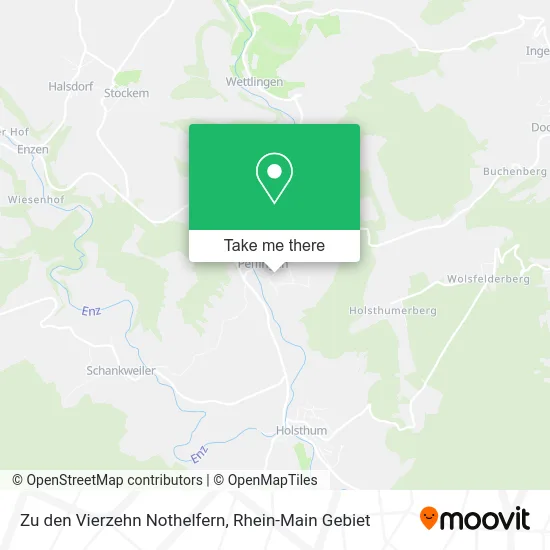 Карта Zu den Vierzehn Nothelfern