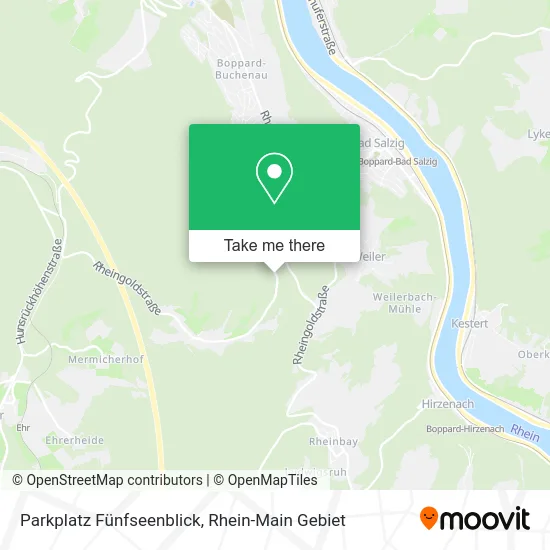 Parkplatz Fünfseenblick map